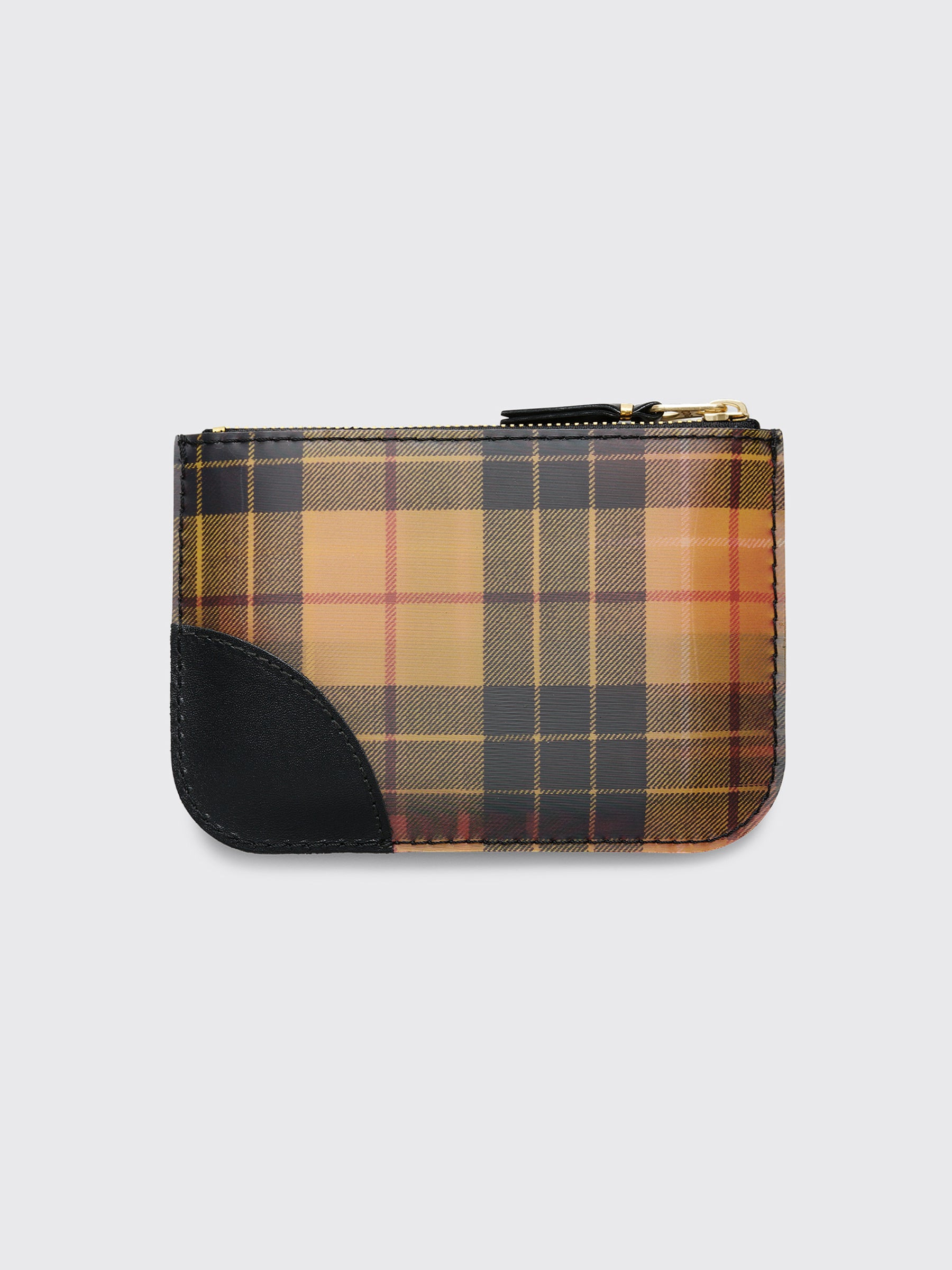 COMME DES GARÇONS WALLET SA8100 LENTICULAR TARTAN RED / YELLOW - 4
