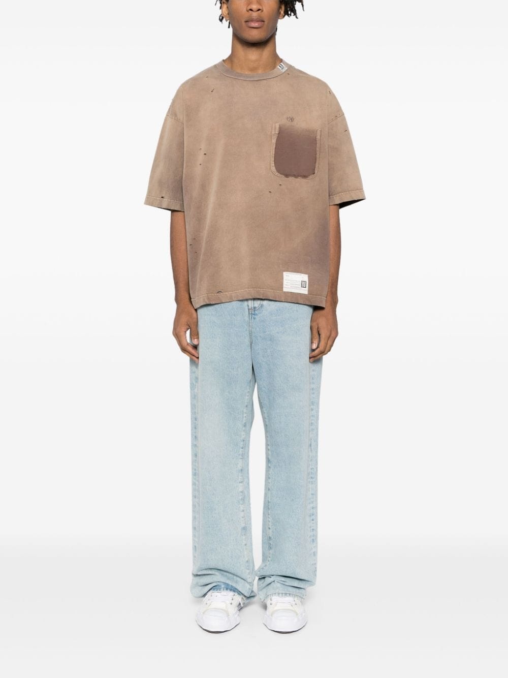 sun faded T-shirt - 2