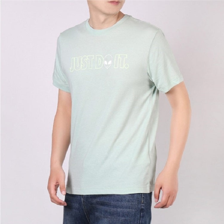 Nike Sportswear Alien Printing Short Sleeve Grass Green  CV8968-321 - 4