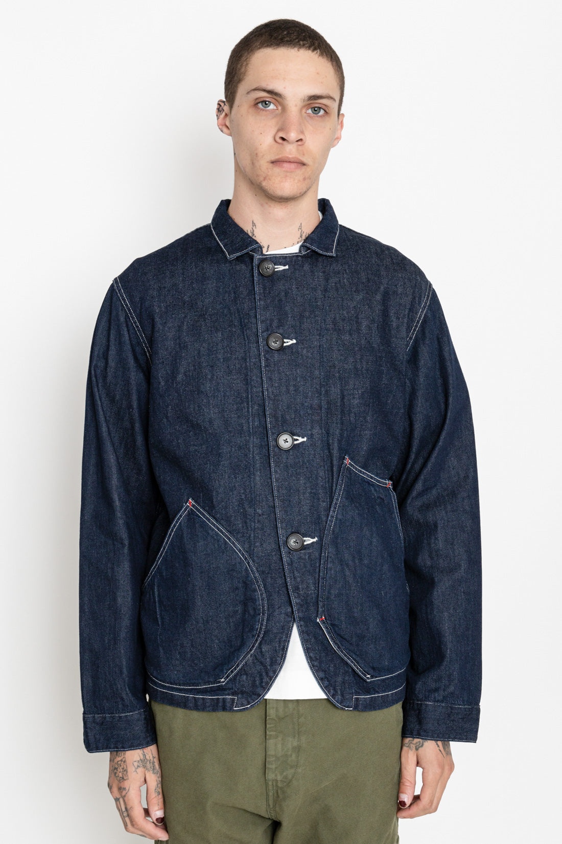 12oz Denim x 8oz Denim Ringoman Coverall - 7