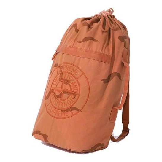 Supreme x Stone Island Brushed Cotton Backpack 'Beige' SUP-SS19-410 - 3