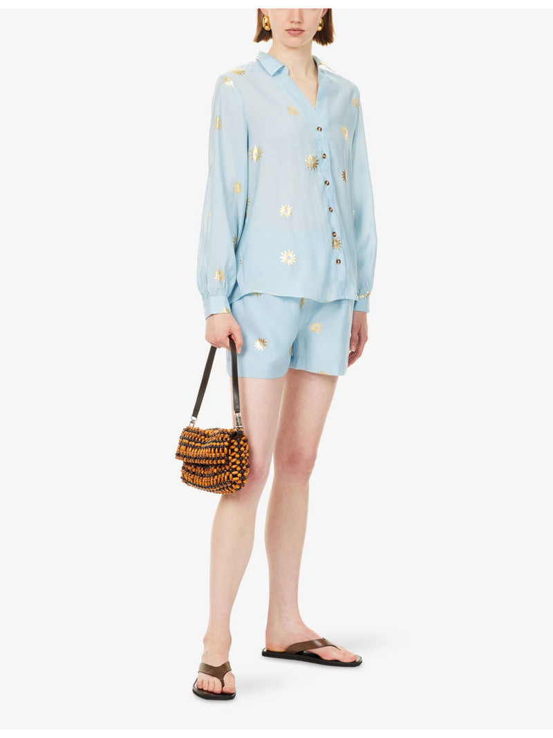 Never Fully Dressed Sun Miley Printed Woven Shirt outlook