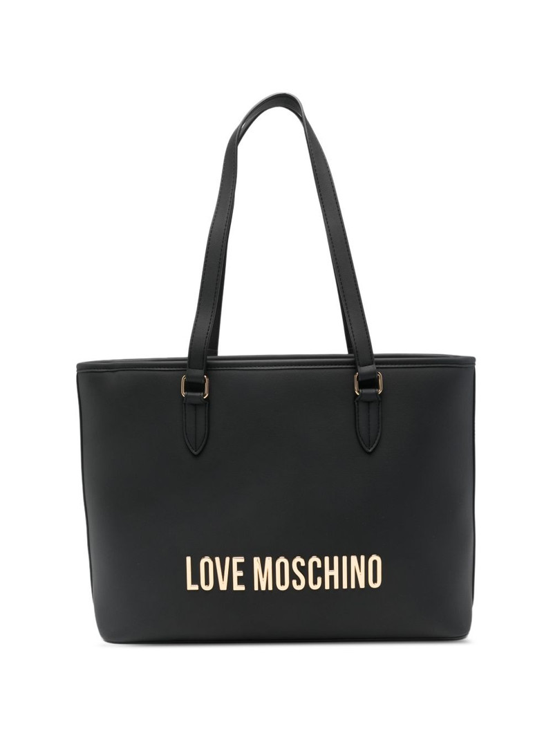 logo-plaque shoulder bag 1