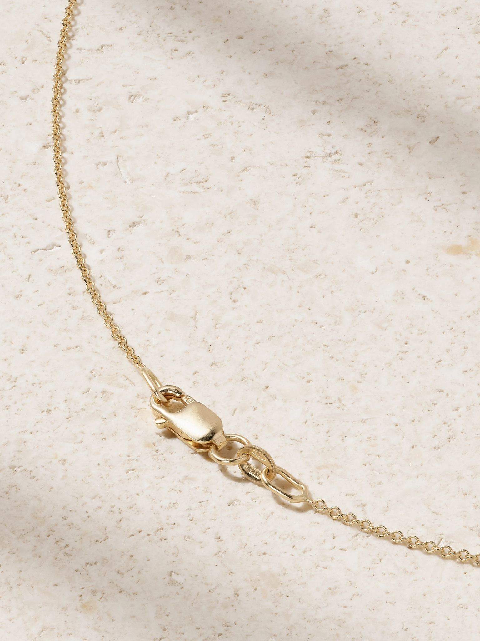 18-karat gold, diamond and tsavorite necklace Gold - 3
