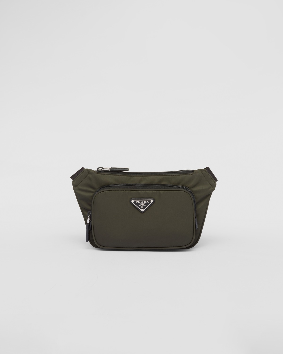 Re-Nylon and Saffiano leather shoulder bag - 1