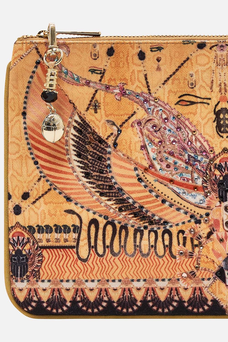 CAMILLA SMALL CANVAS CLUTCH outlook