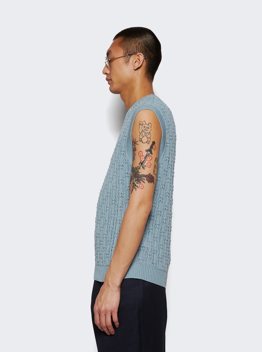 Roundneck Sweater Sky - 3