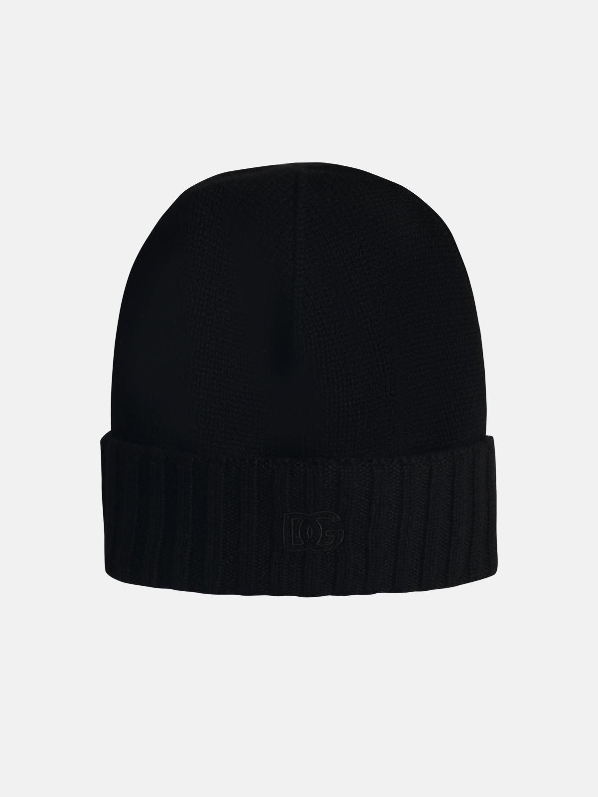 WHITE CASHMERE BEANIE - 1