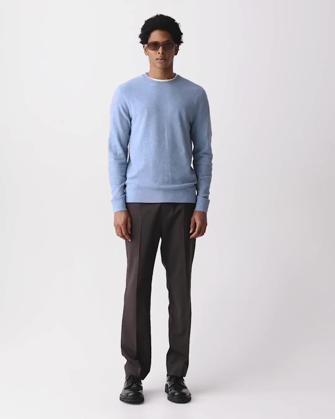 Riland Crewneck Sweater in Light Bilen - 7