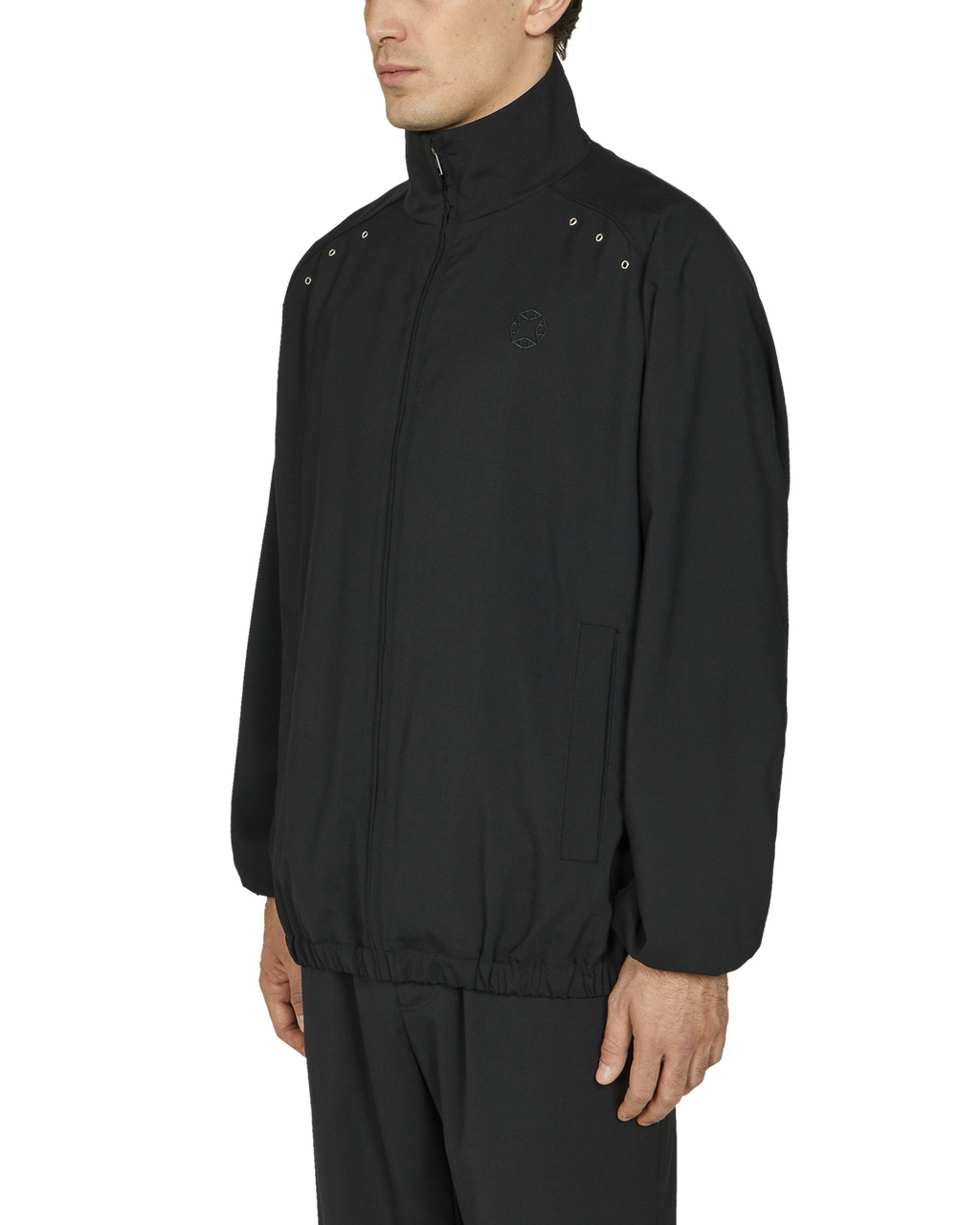 TAILORED TRACKTOP WITH EYELETS - 3