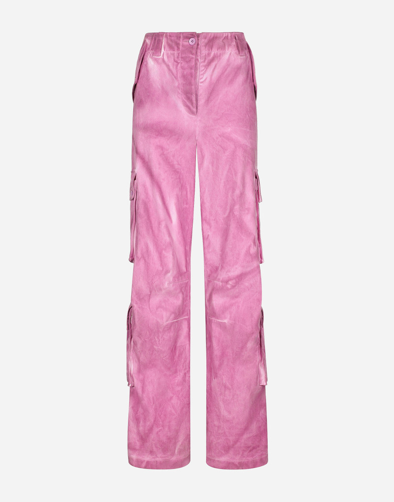 Cotton cargo pants - 1