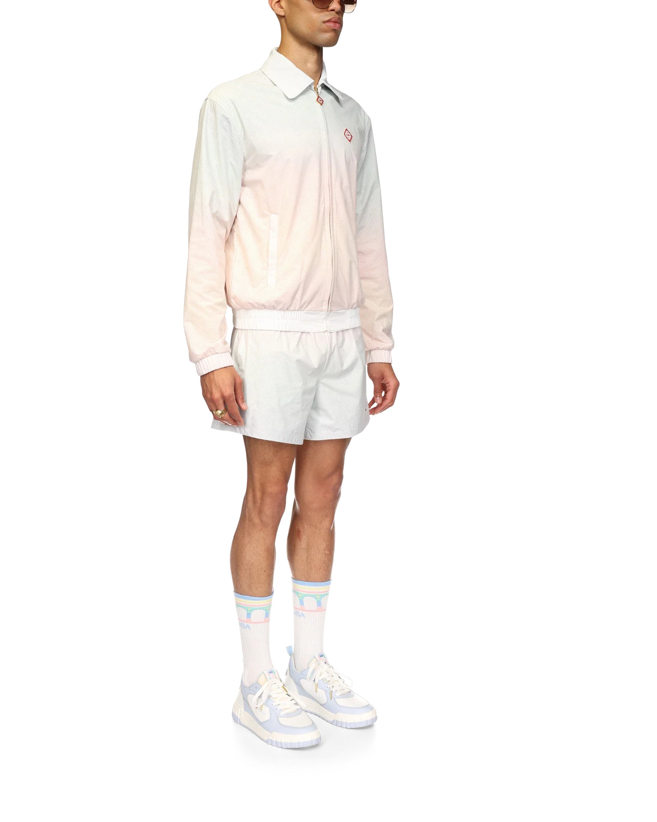 Gradient Laser Detail Track Jacket - 5