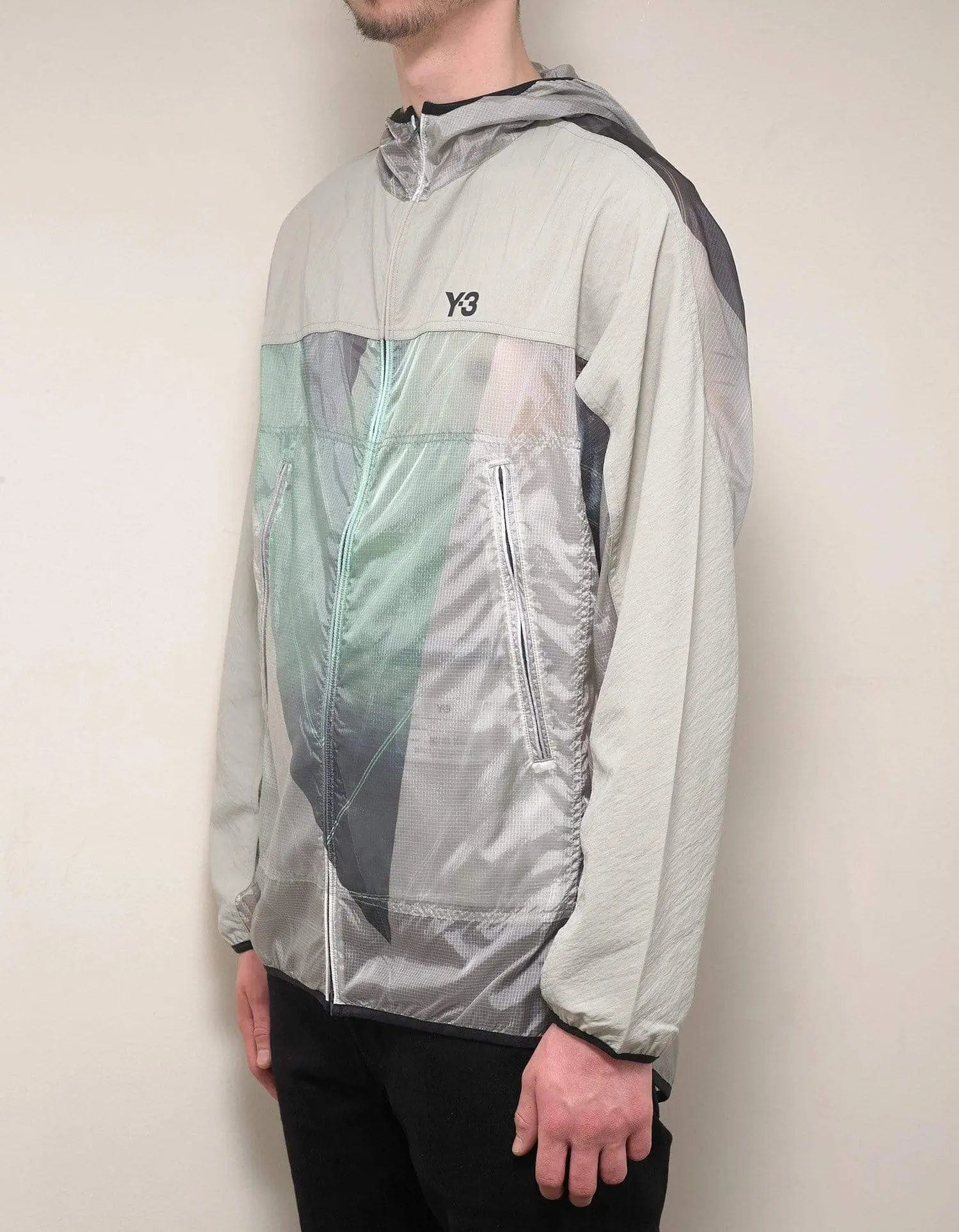 Y-3 Beige AOP Packable Jacket - 3