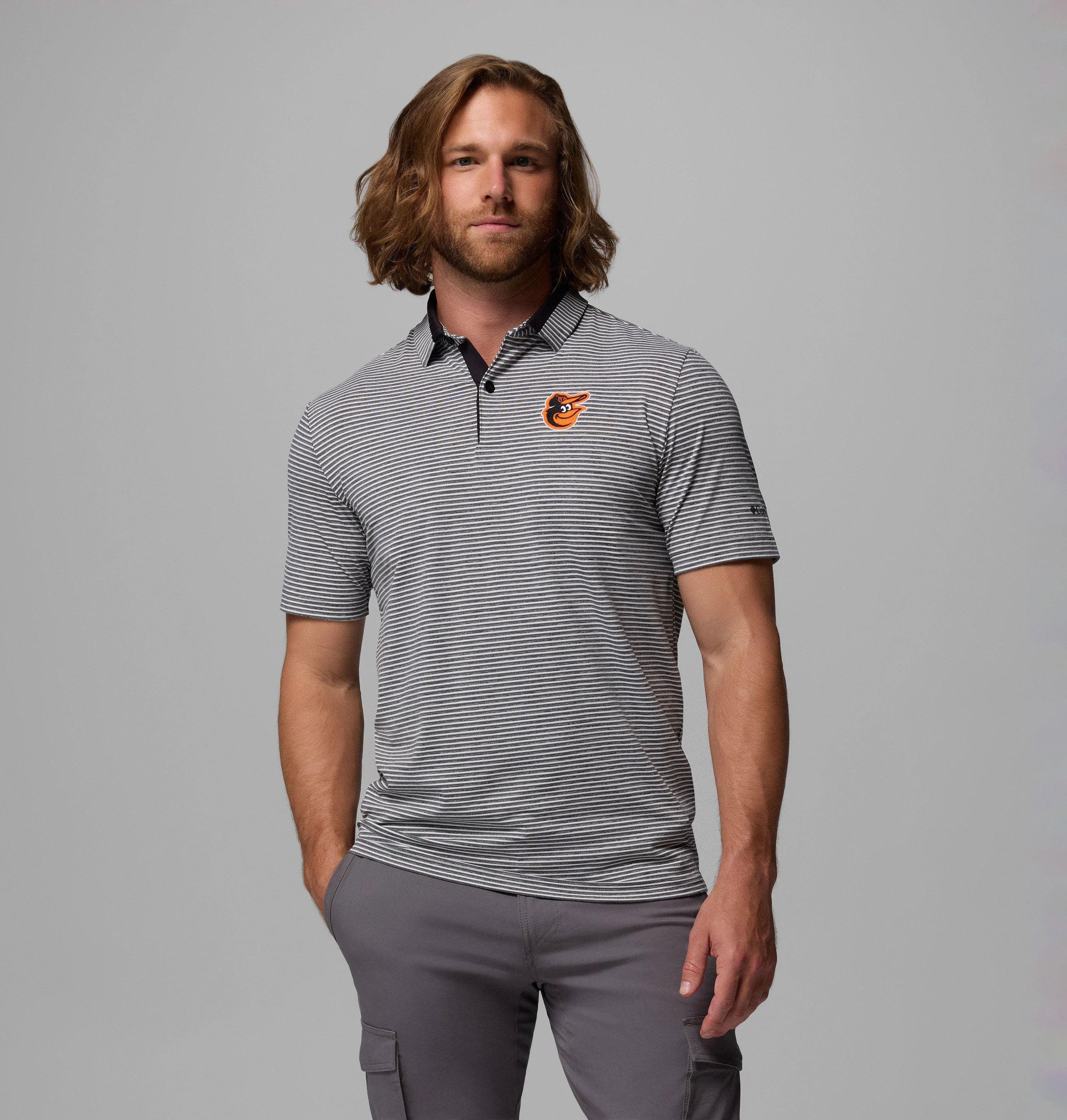 Men's Golden Hills Golf Polo - Baltimore Orioles - 1