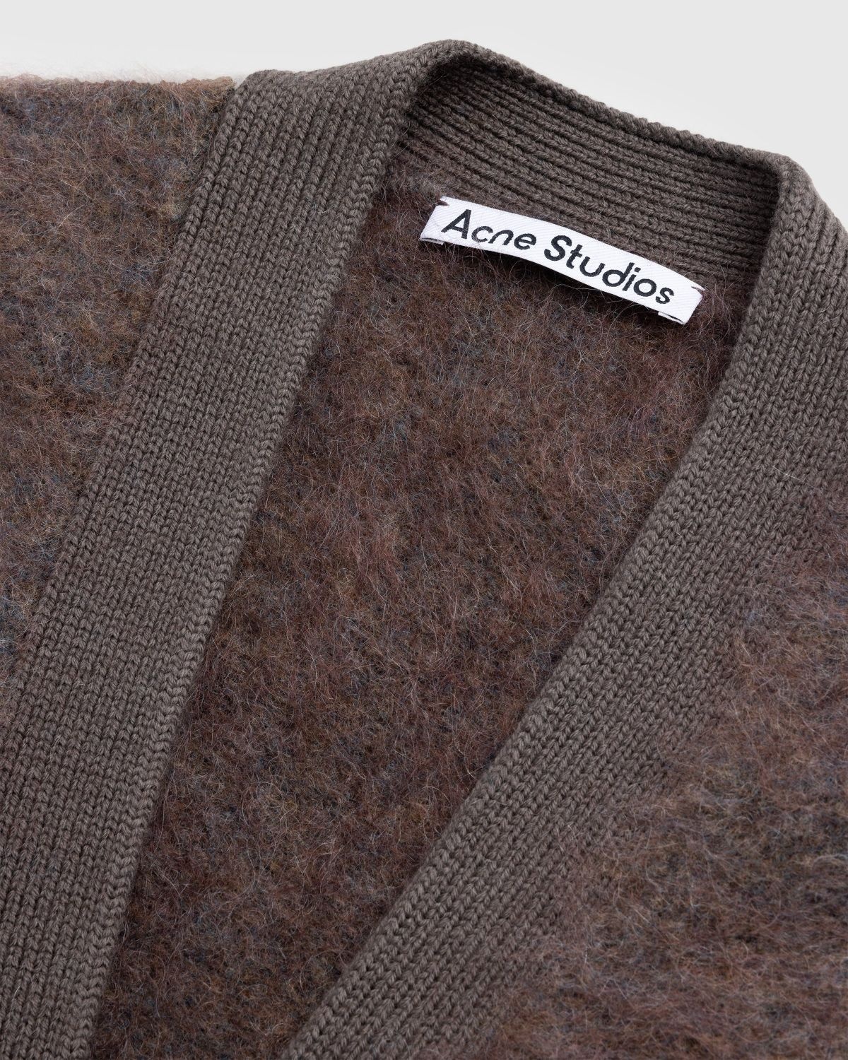 Acne Studios – Fringe Cardigan Brown - 5