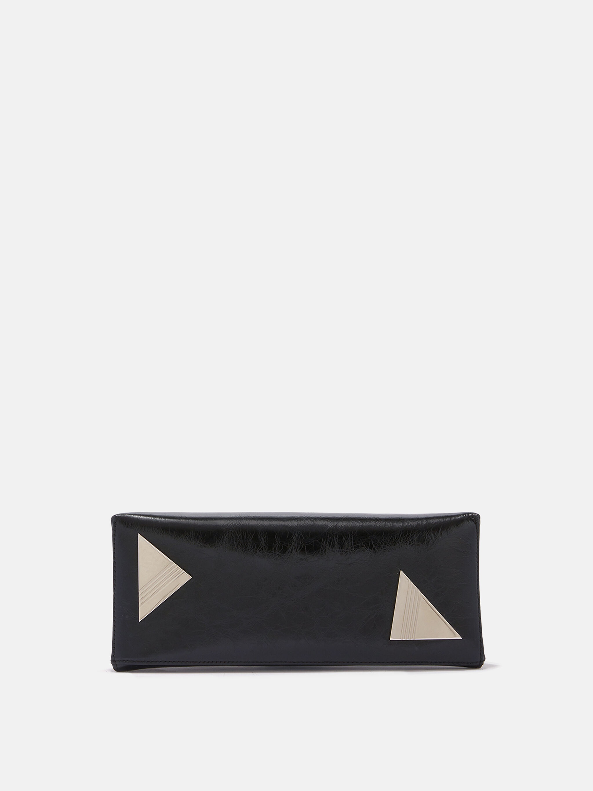 ''8.30 PM'' BLACK OVERSIZED CLUTCH - 5