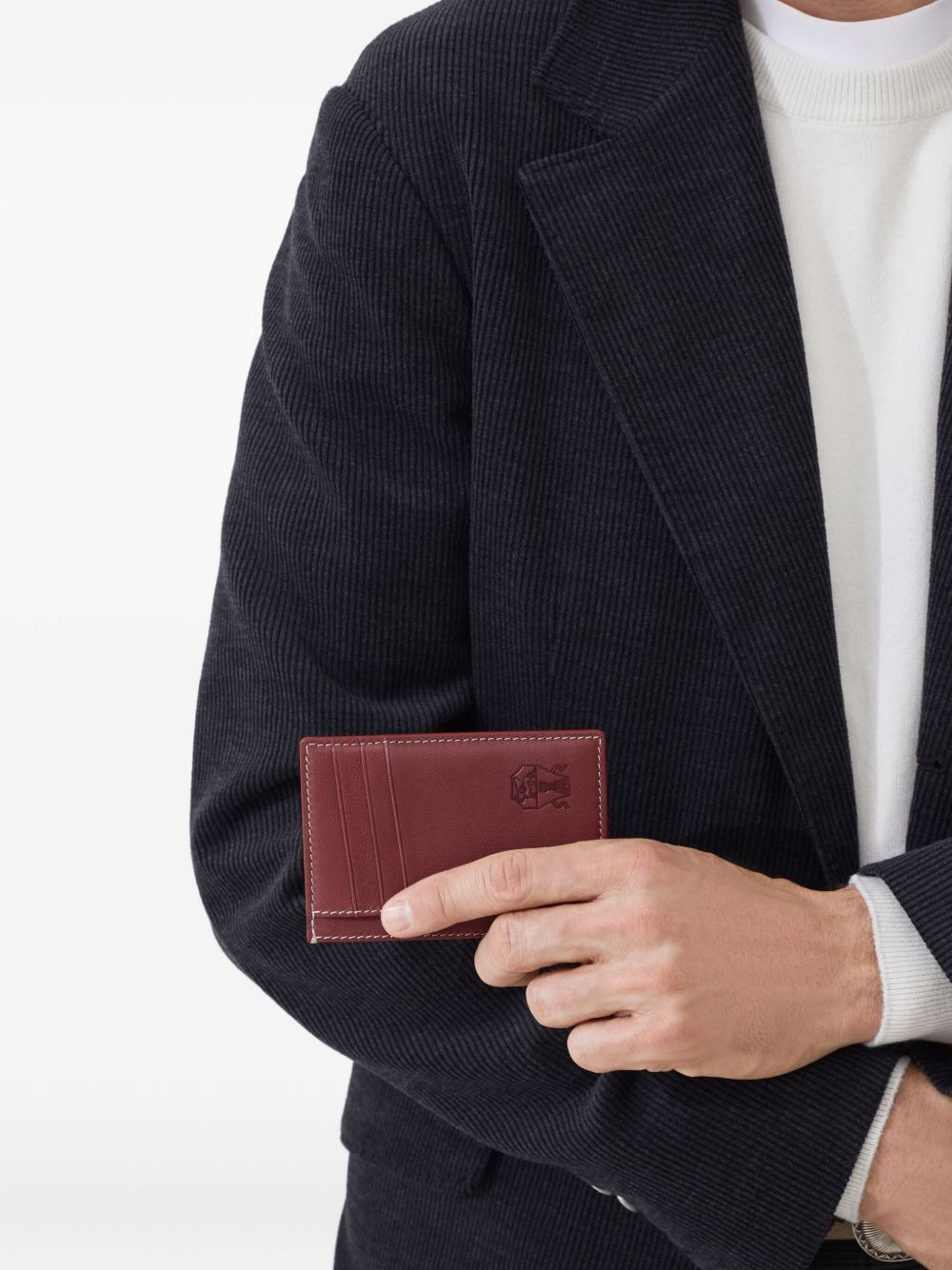 debossed-logo cardholder - 4
