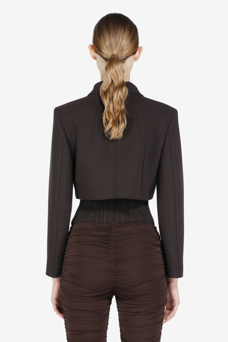 N°21 CROPPED DOUBLE-BREASTED JACKET outlook