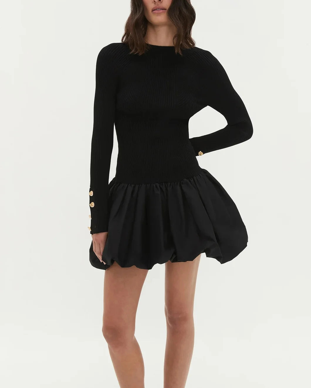 MOONLIGHT KNIT MINI DRESS - 5