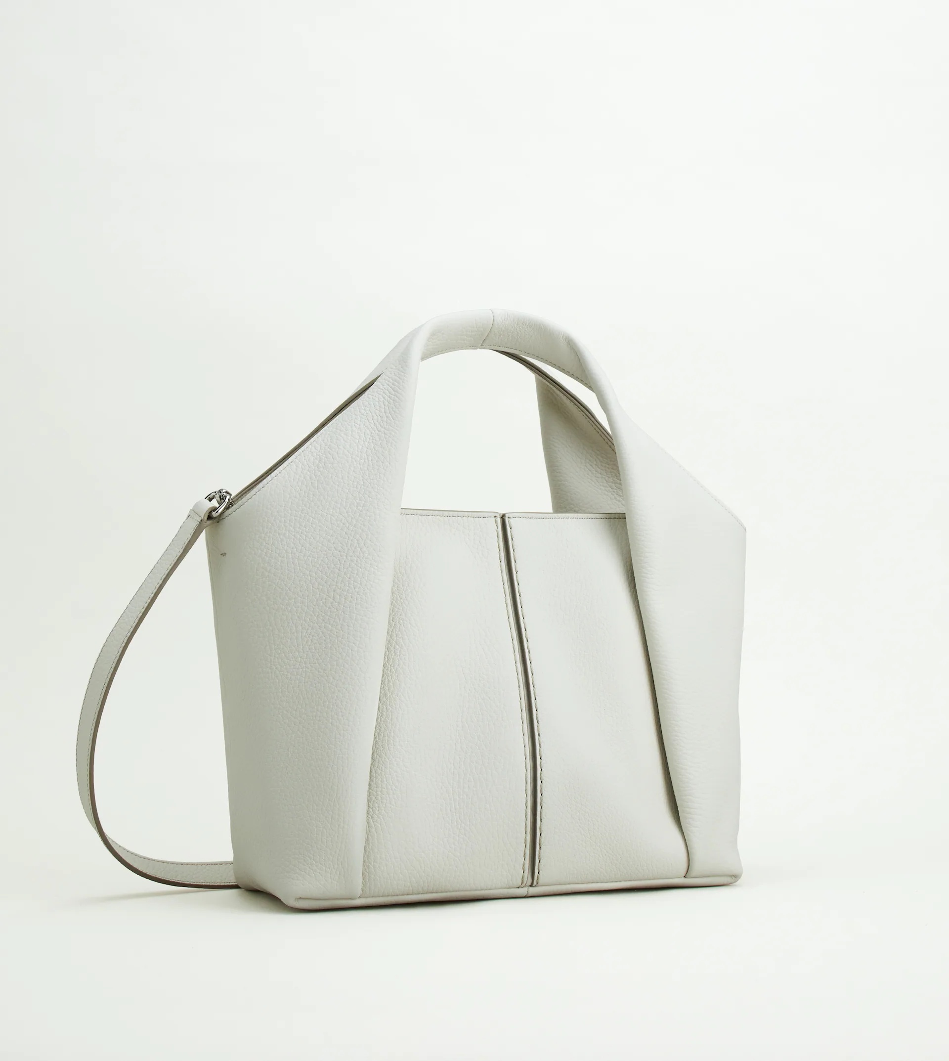 TOD'S SHIRT SHOPPING BAG MINI - WHITE - 4