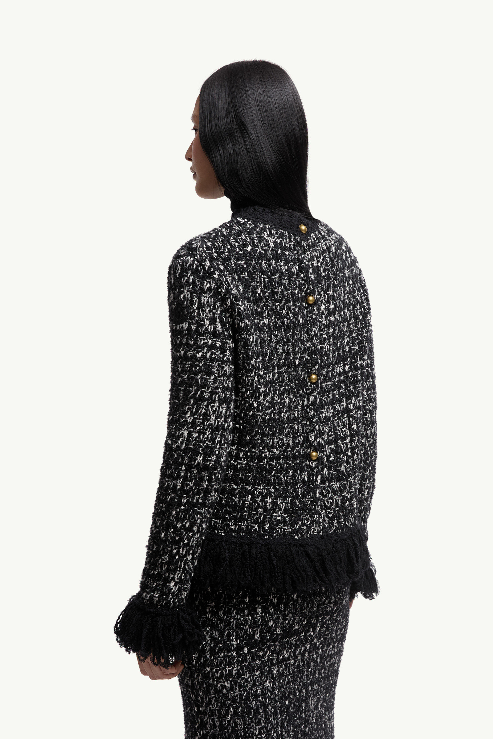 Fringe-Trim Wool Blend Sweater - 5