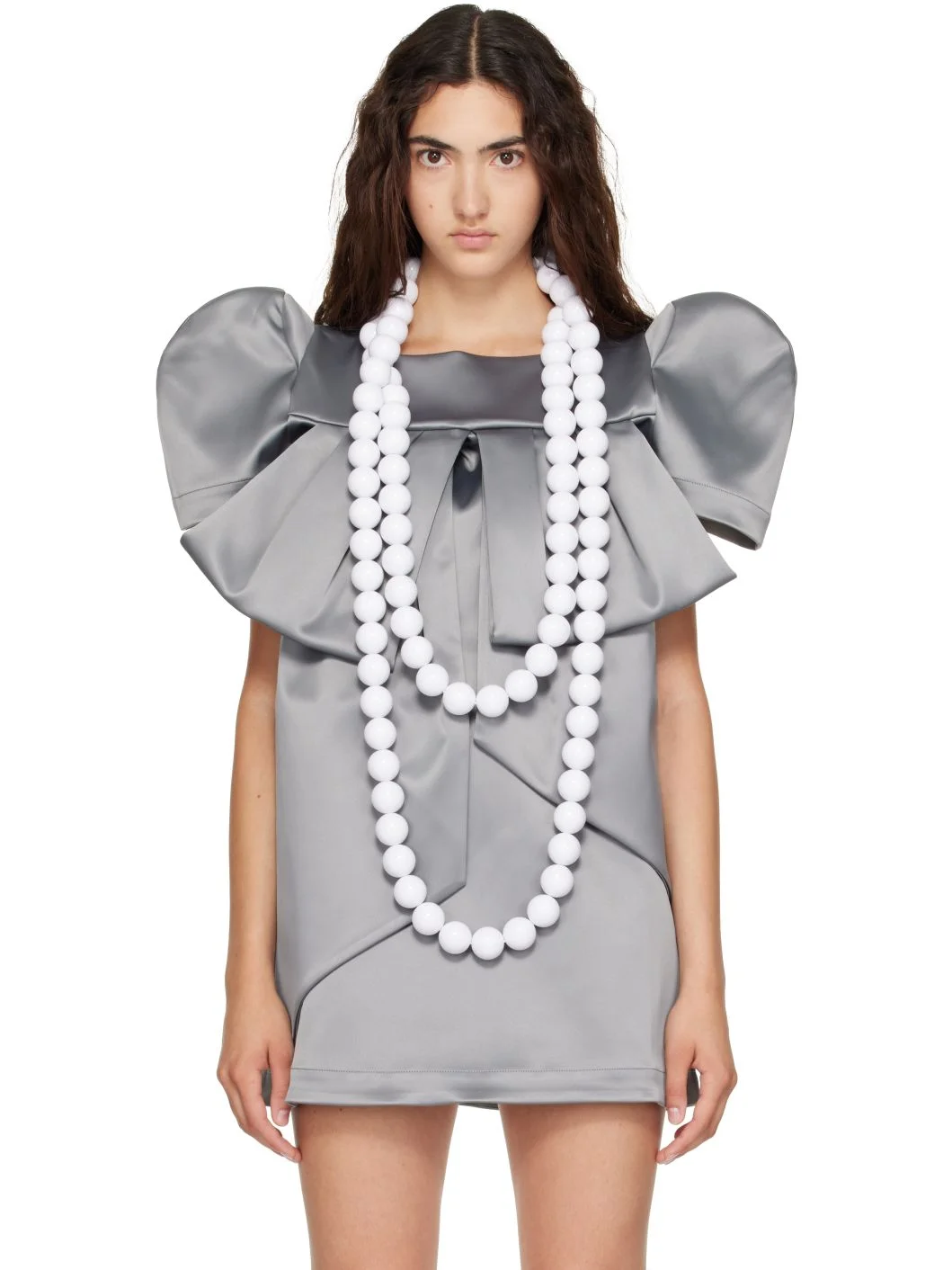 'XL White Ball' Necklace - 1