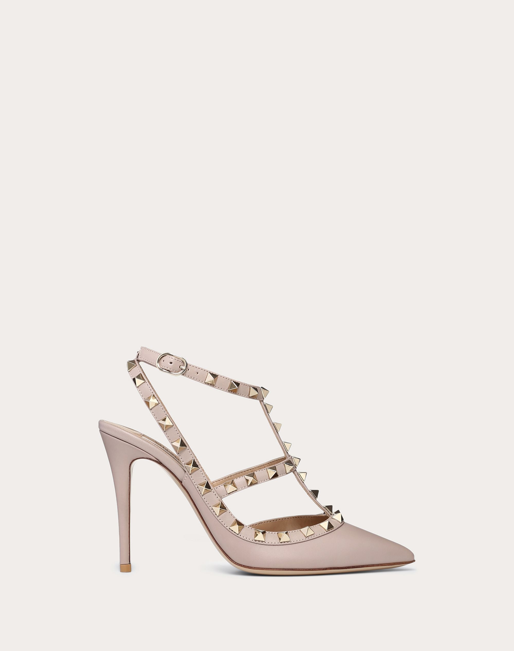 Rockstud ankle strap pump 100 mm - 1