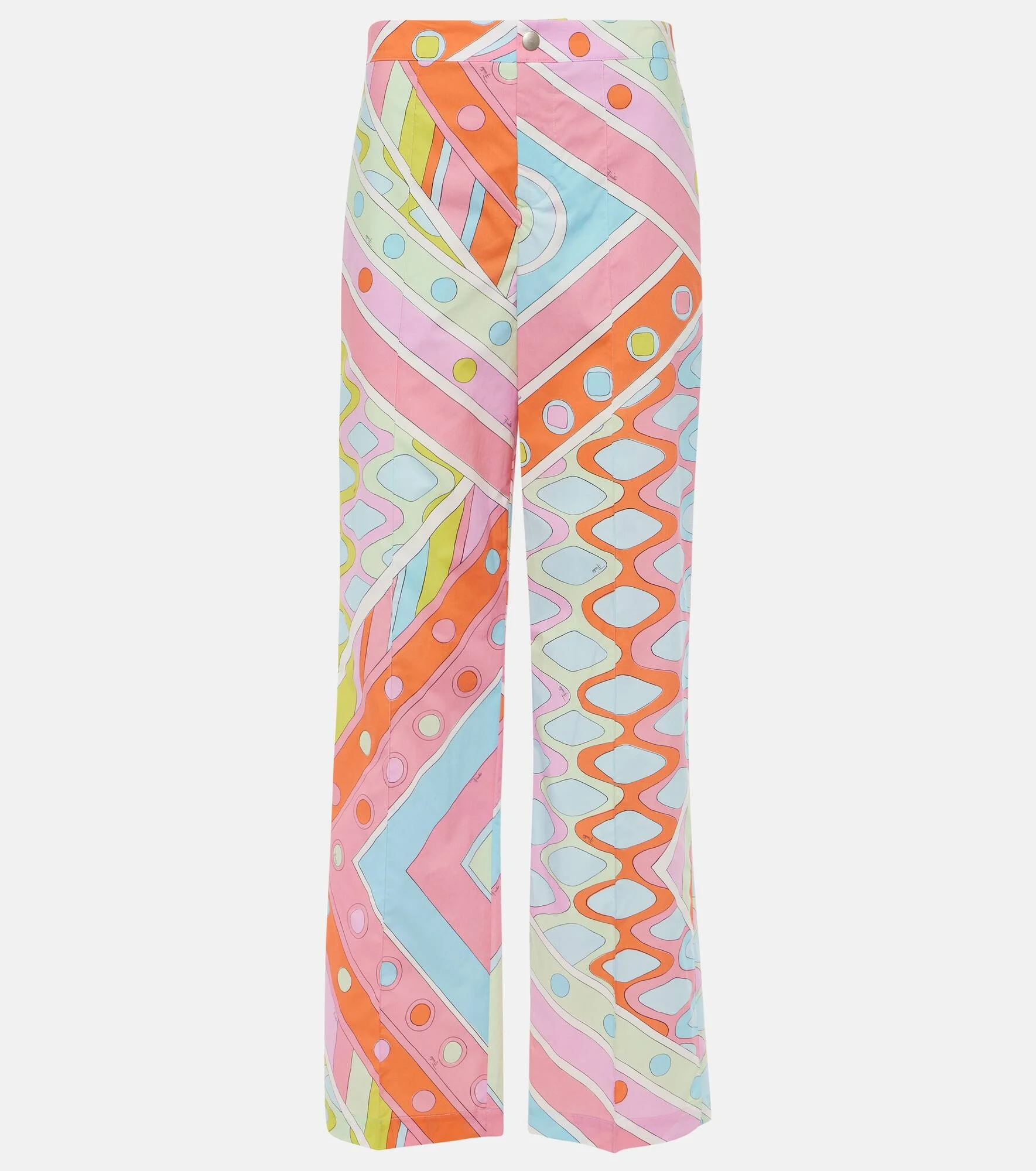Vivara printed cotton wide-leg pants - 1