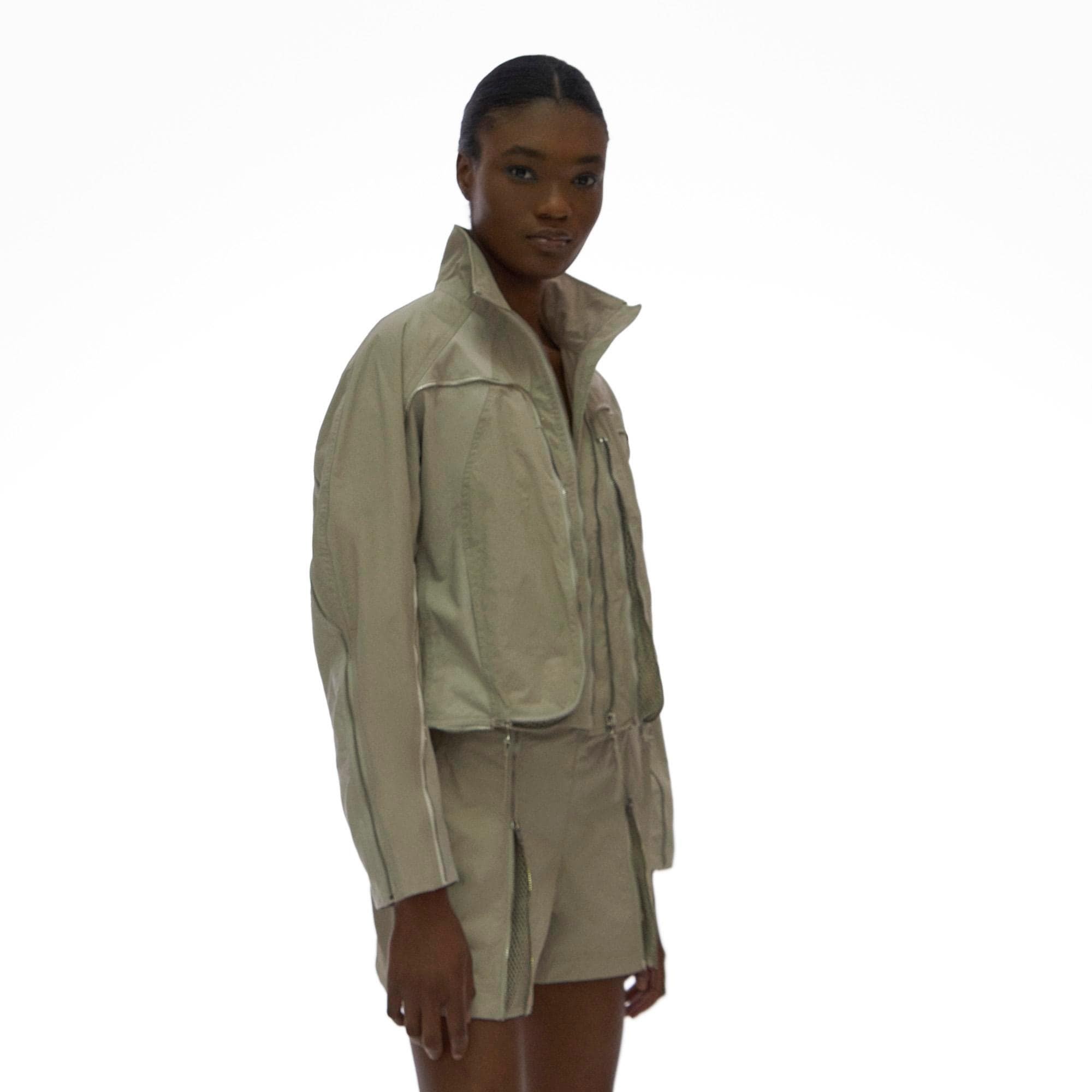 ZIP MESH BOMBER JACKET - 5