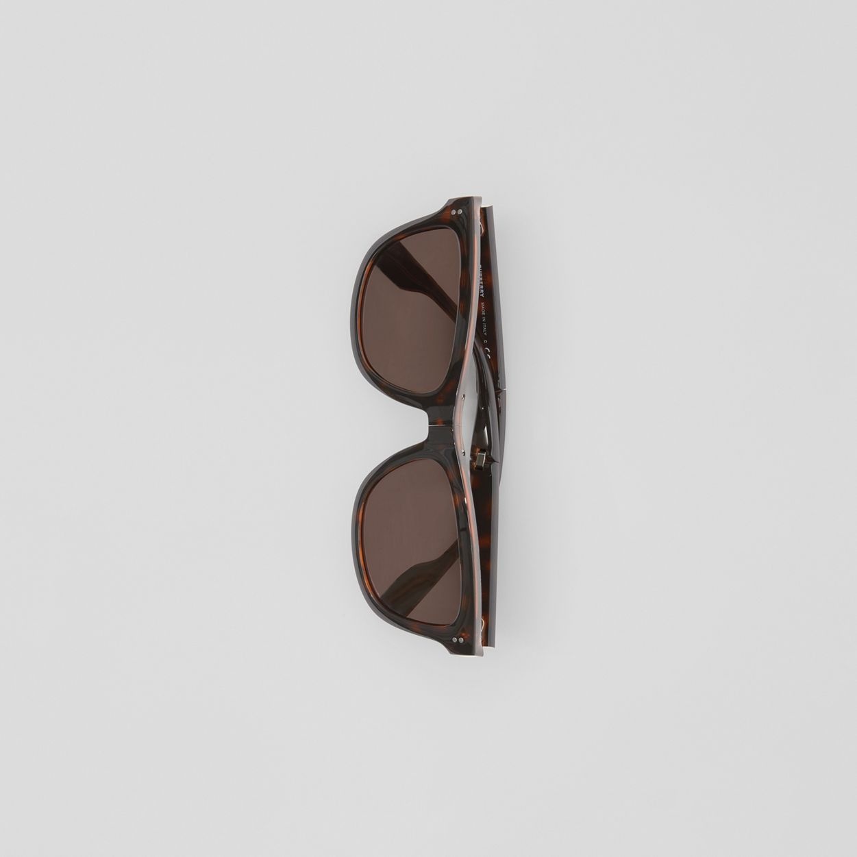 Logo Detail Square Frame Foldable Sunglasses - 4