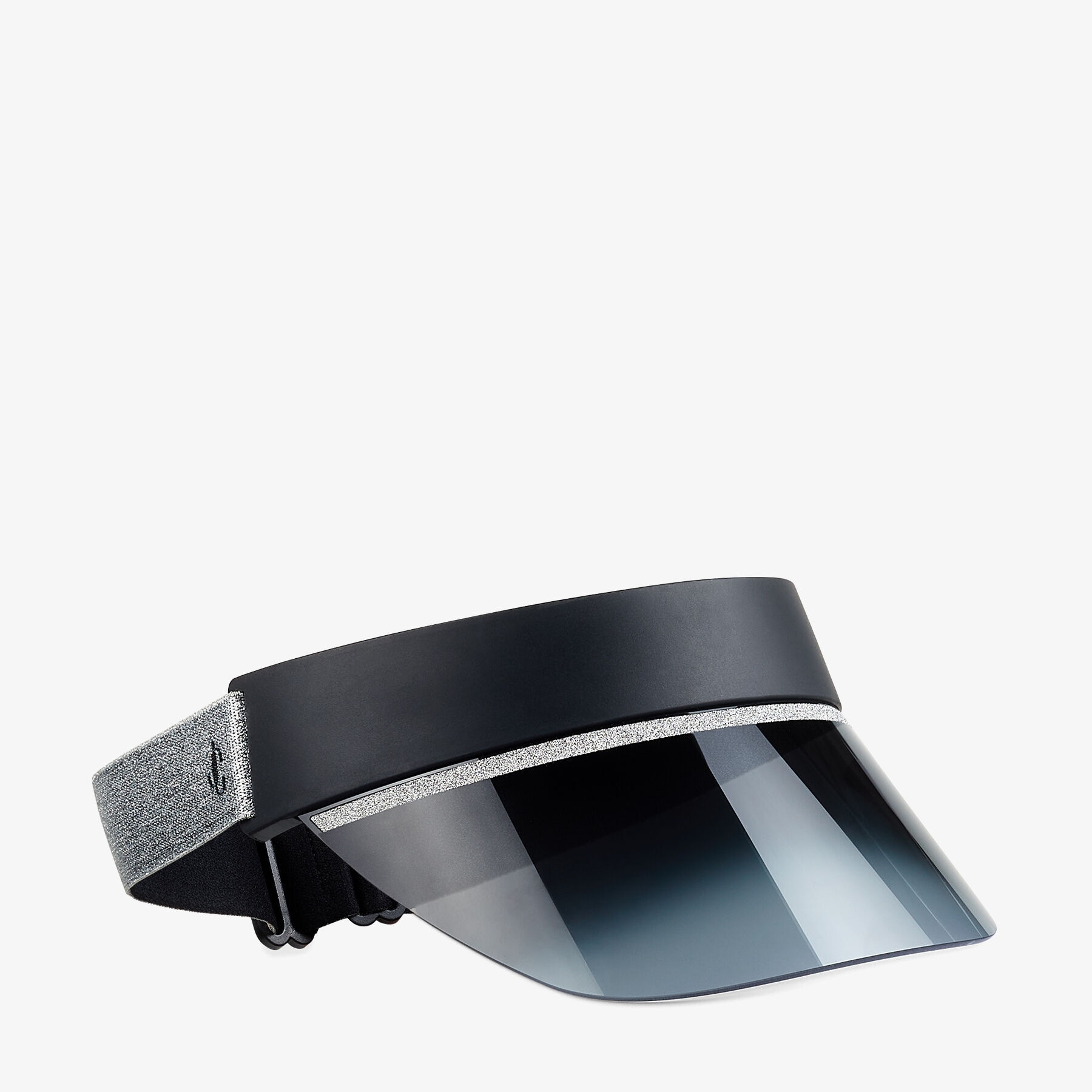 Calix
Black Rubber and Silver Glitter Visor - 3