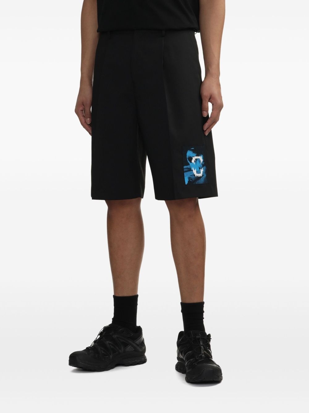 pressed-crease shorts - 3