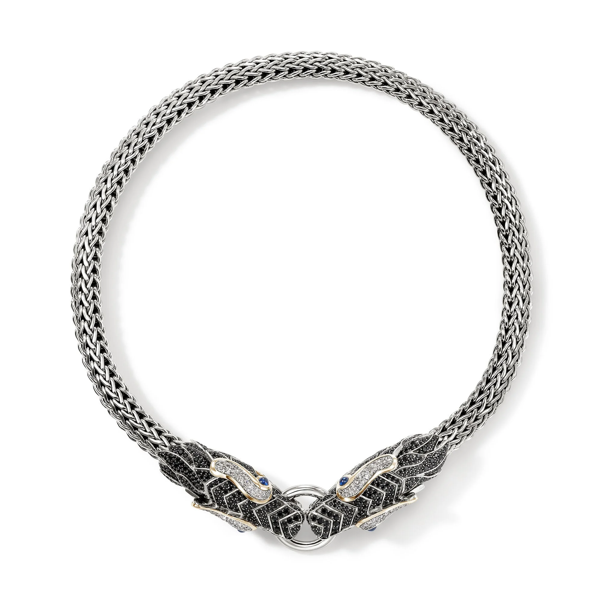Naga Choker, Gold, Silver, Diamonds - 1