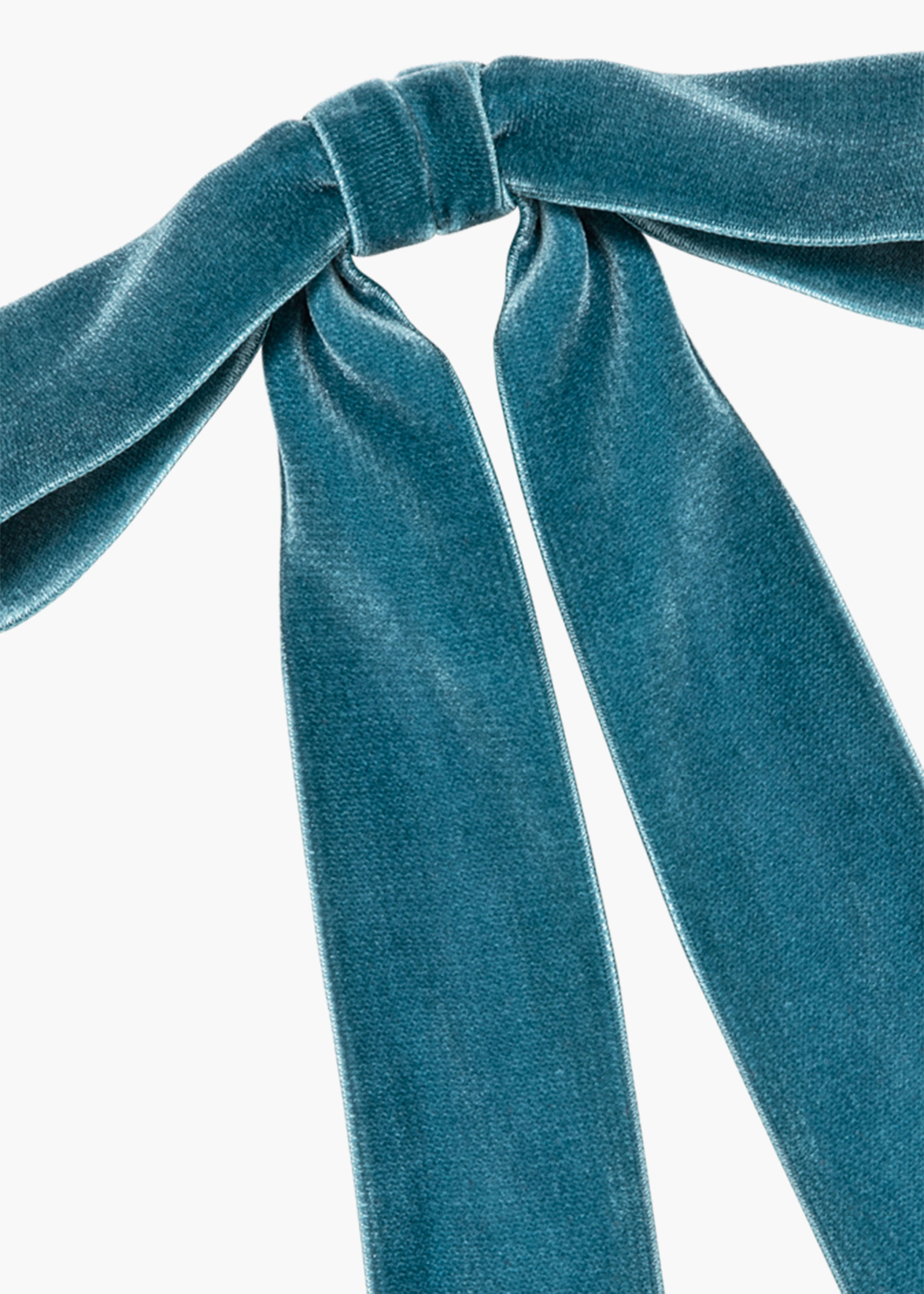 Adley Velvet Bow Barrette - 6