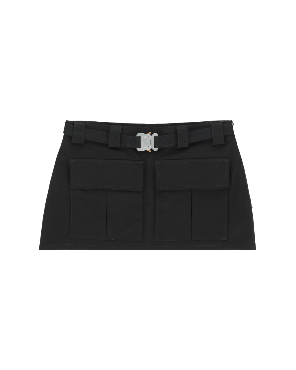 BUCKLE CARGO MINI SKIRT - 1