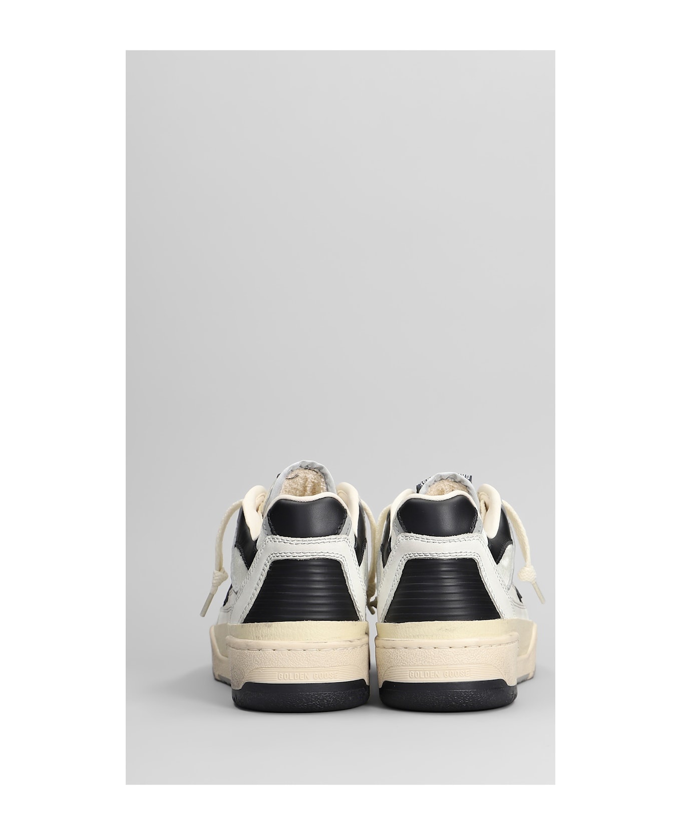 Forty 2 Sneakers In White Leather And Fabric - 4
