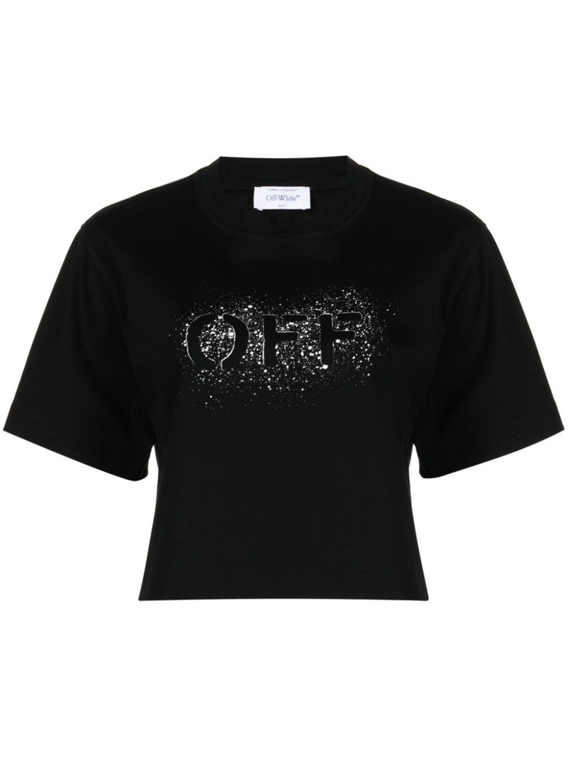 logo-print cotton T-shirt 1