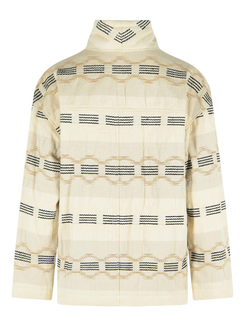 Isabel Marant Quayla raised-neck pattern jacket outlook