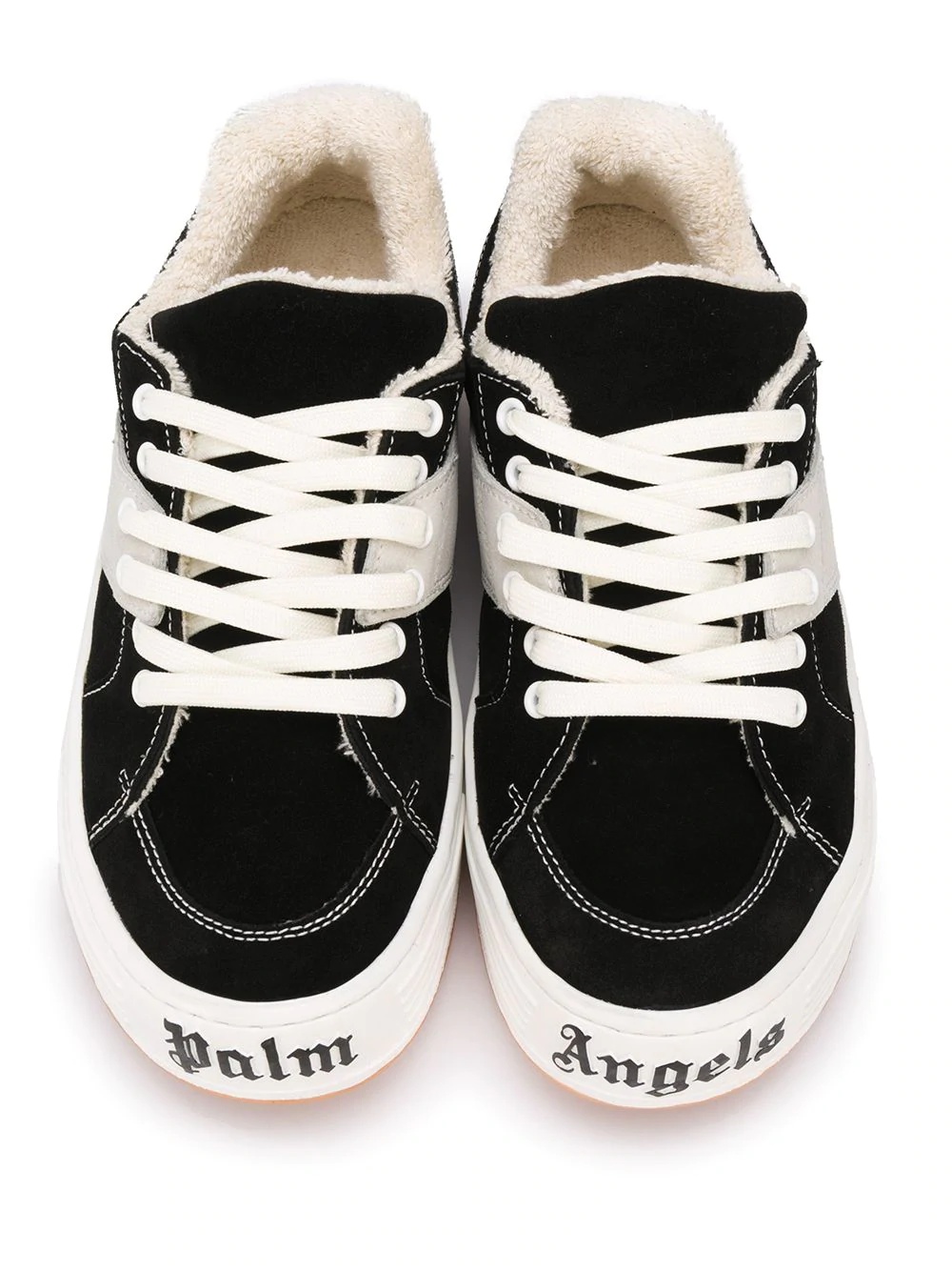 logo-print low-top sneakers - 4