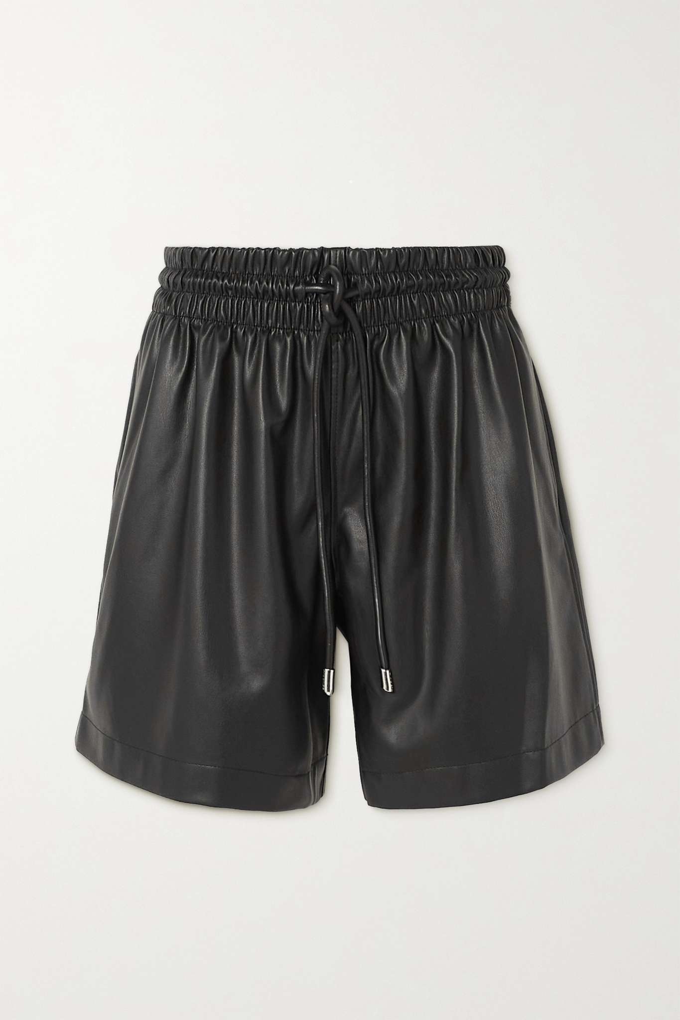 Faux leather shorts - 1