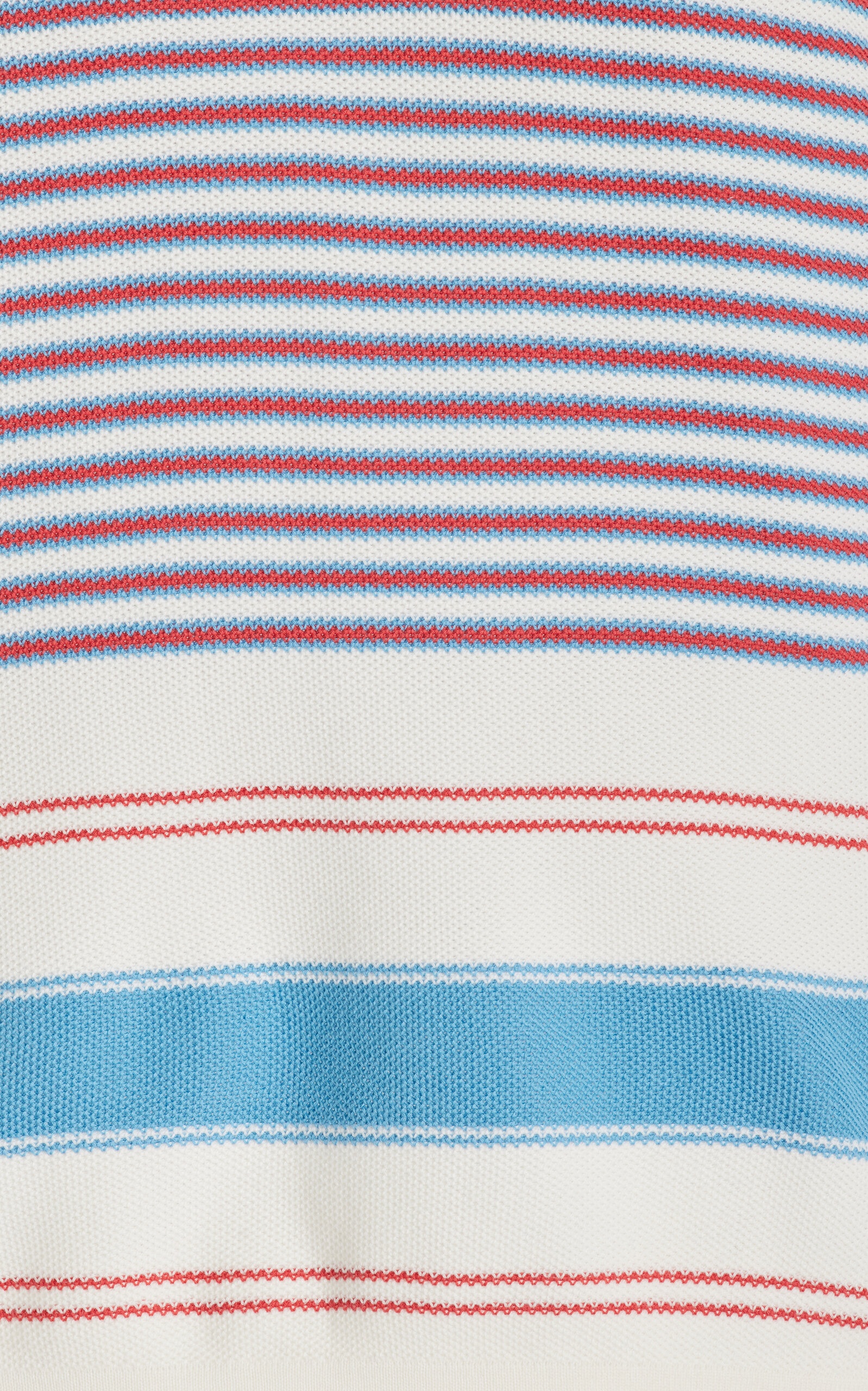 Exclusive Striped Cotton Polo Top stripe - 5