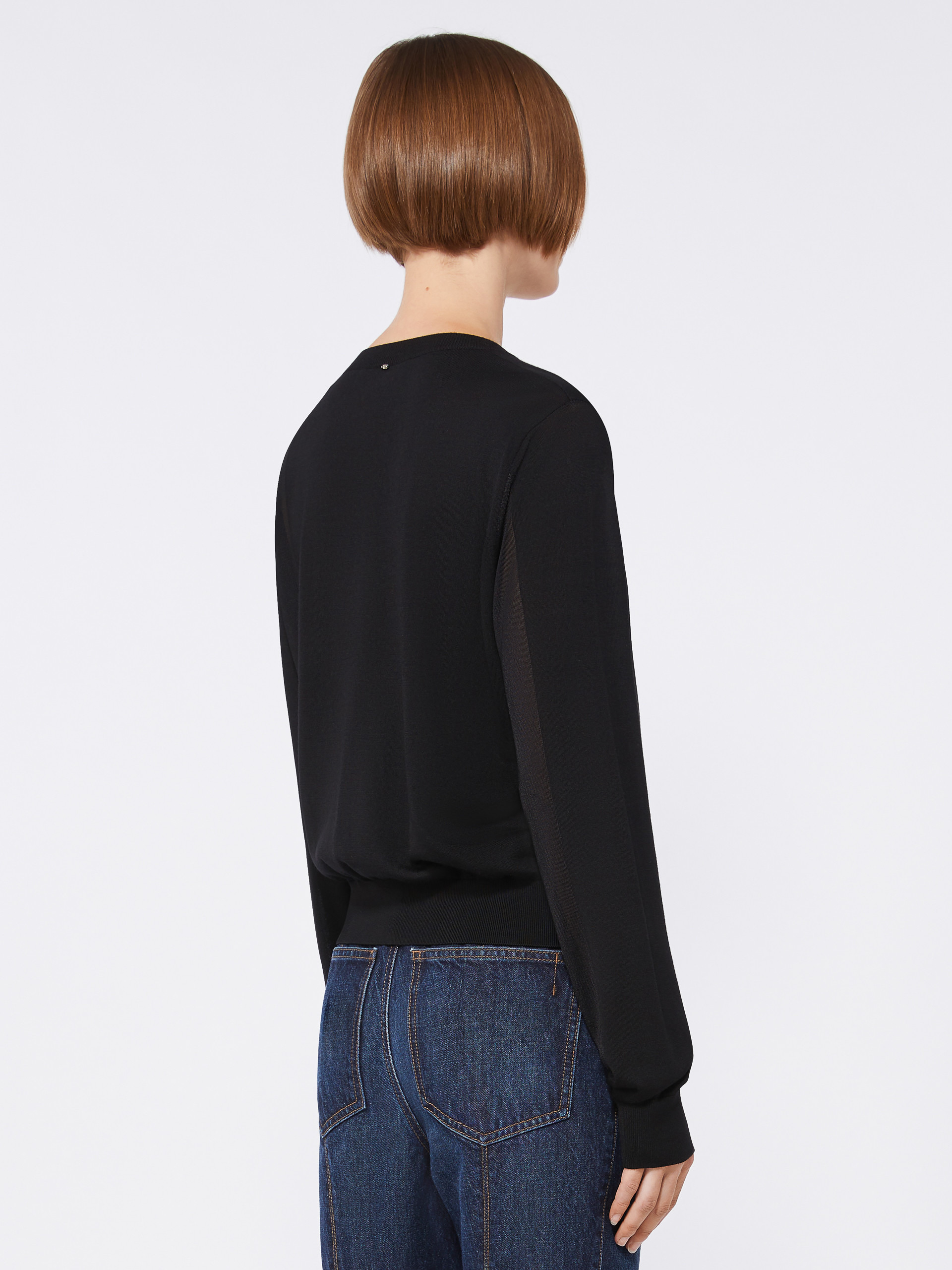 ATOLLO Viscose and wool cardigan - 4