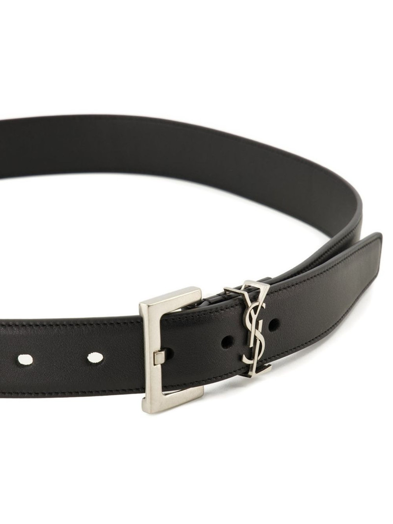 Cassandre logo leather belt 3