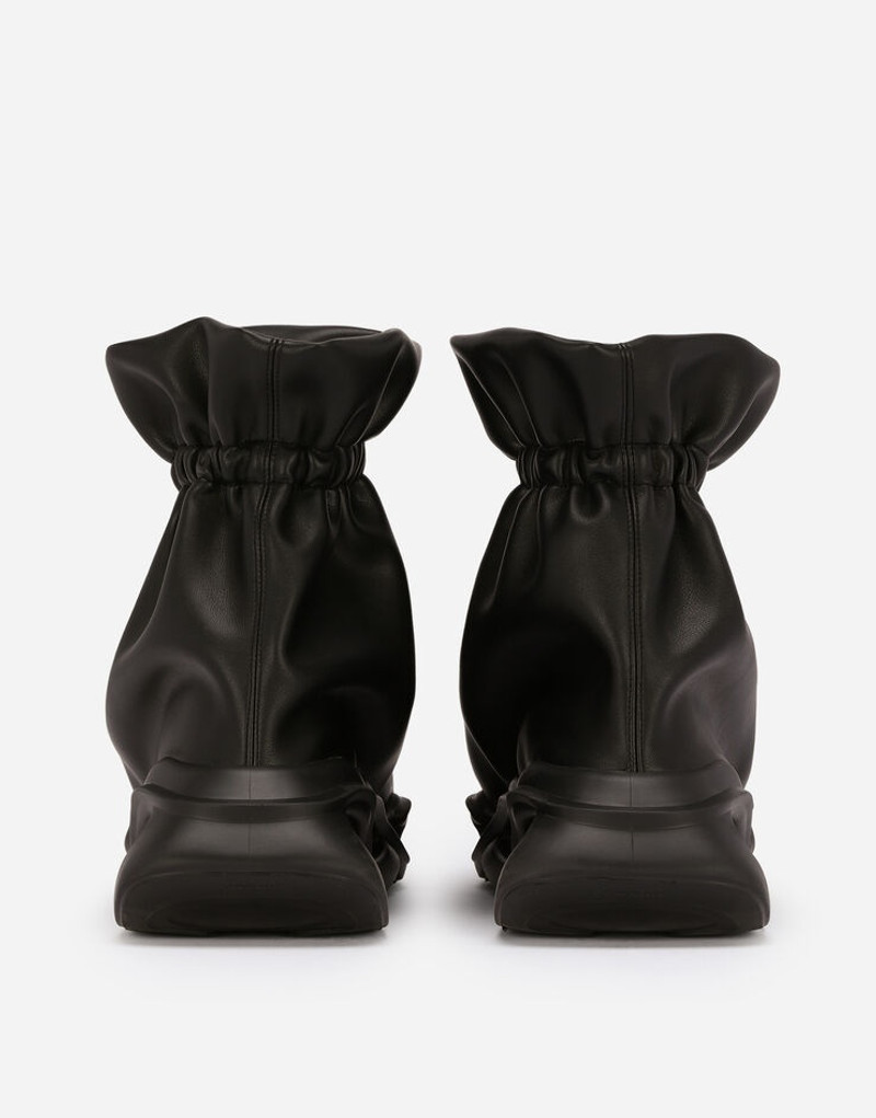 Dolce & Gabbana Nappa-effect Wave mid-top sneakers outlook