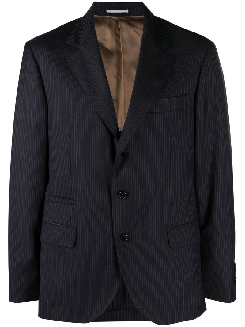 Chalk-Stripe virgin-wool blazer 1