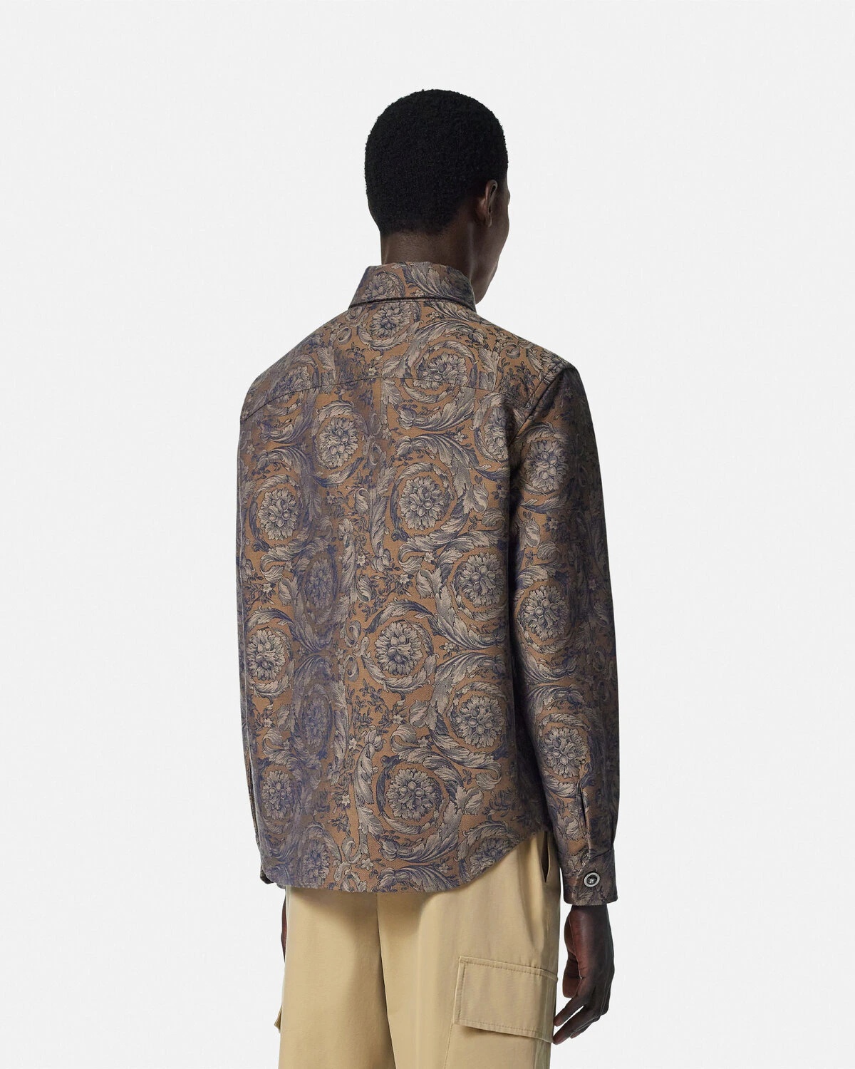 Barocco Jacquard Overshirt - 5