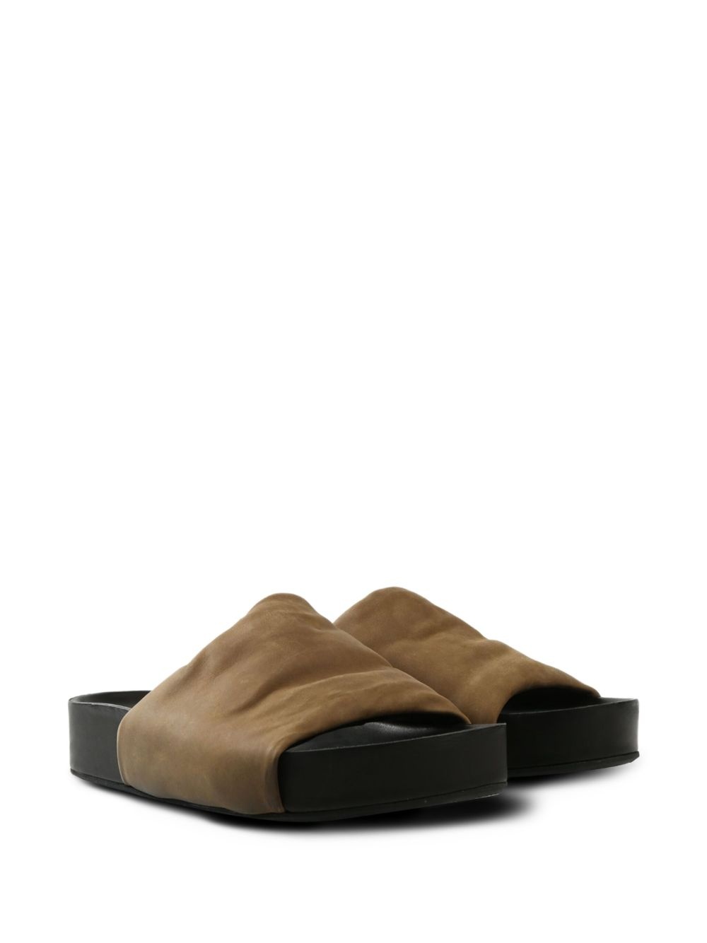 leather slides - 2