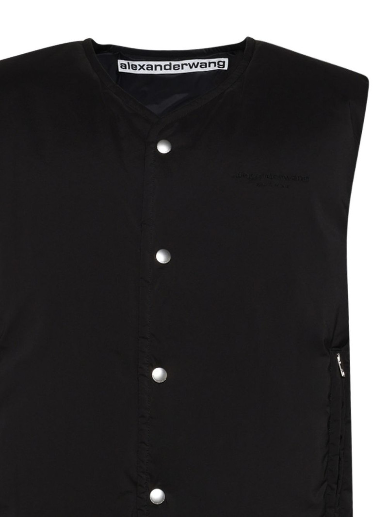 Alexander Wang button puffer vest outlook