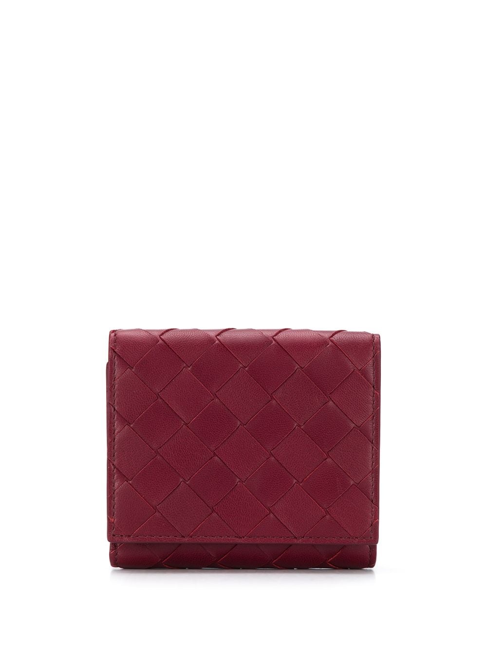 intrecciato weave French wallet - 2