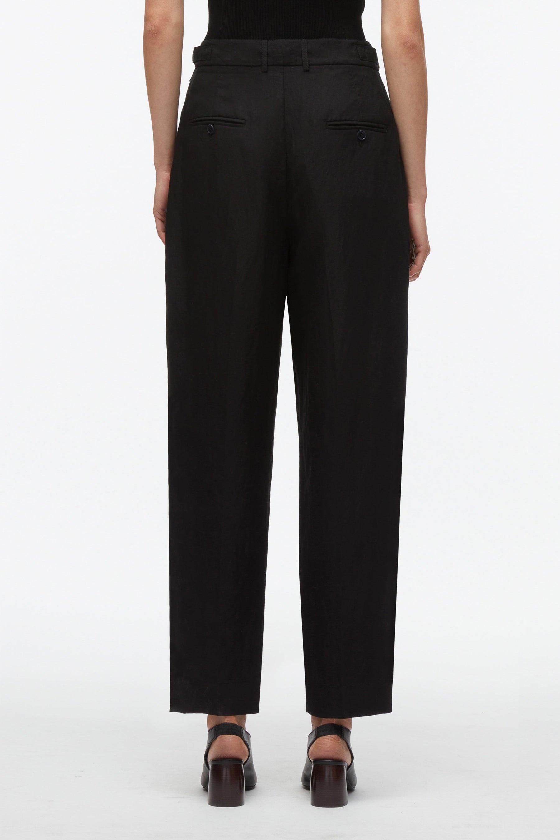 Double Pleat Taper Trouser - 4